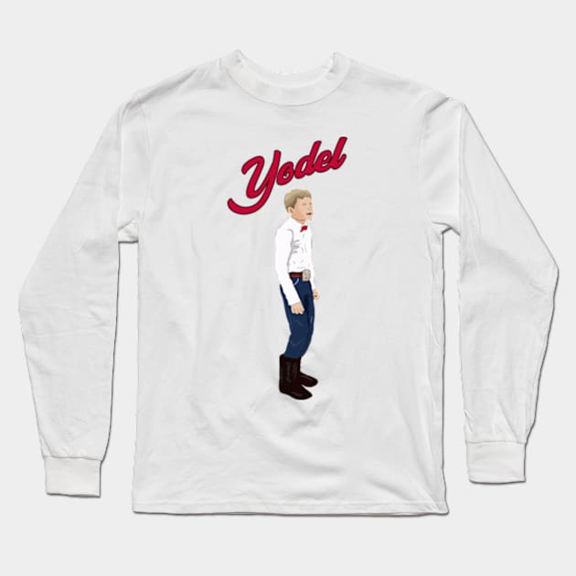 Walmart Yodel Boy Meme Long Sleeve T-Shirt by Barnyardy